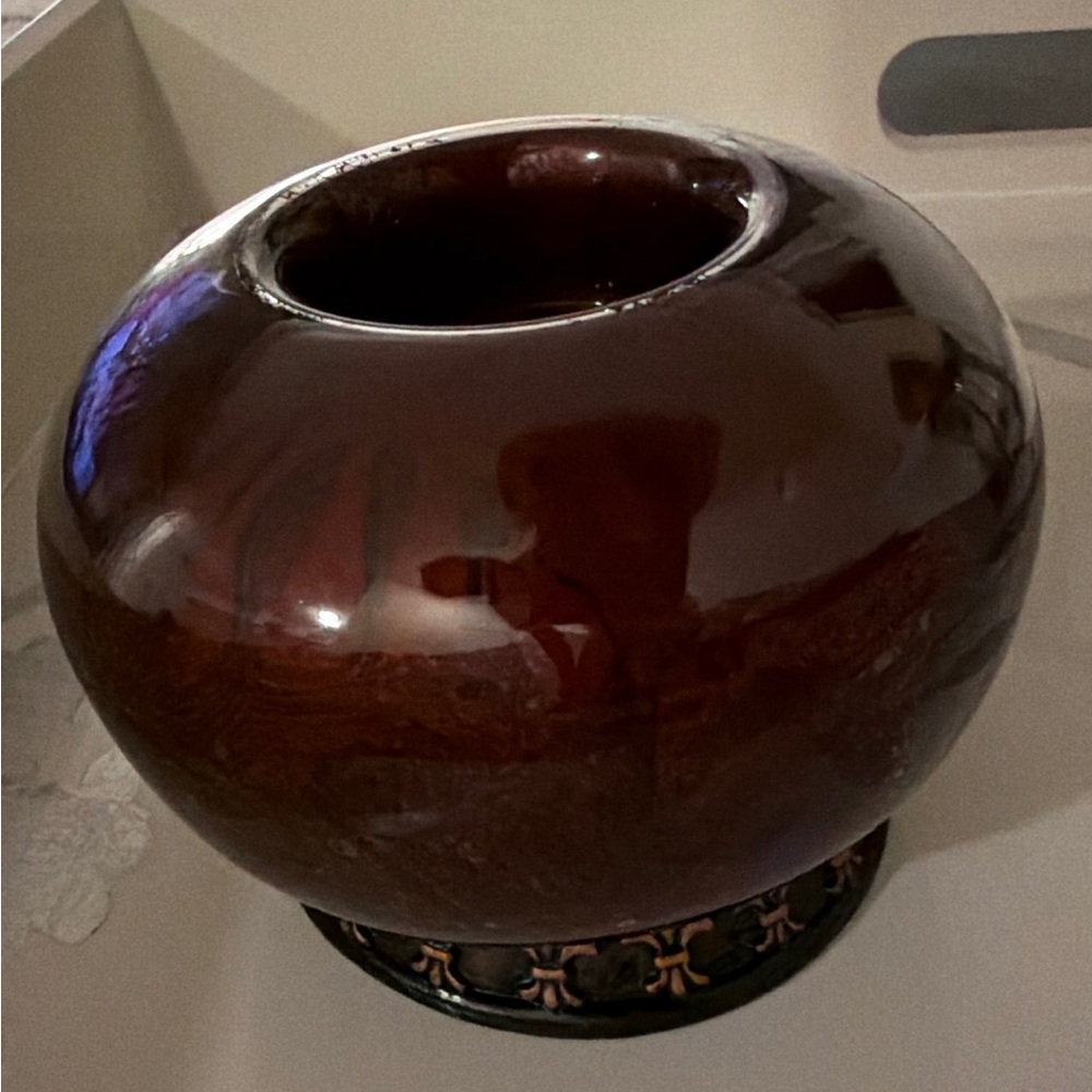 Elegant Brown tea candle holder